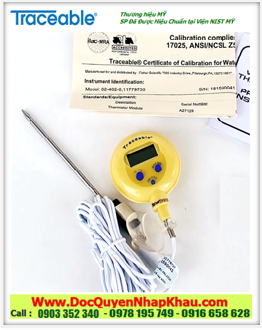 Traceable 4339, Nhiệt kế MinMax –50 to 300°C Traceable@4339 Water-Resistant Traceable® Thermometer 